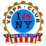 A logo of the vespa club new york city.